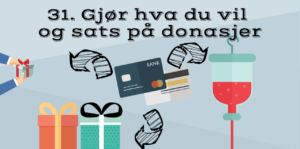 Gjør hva du vil og sats på donasjoner